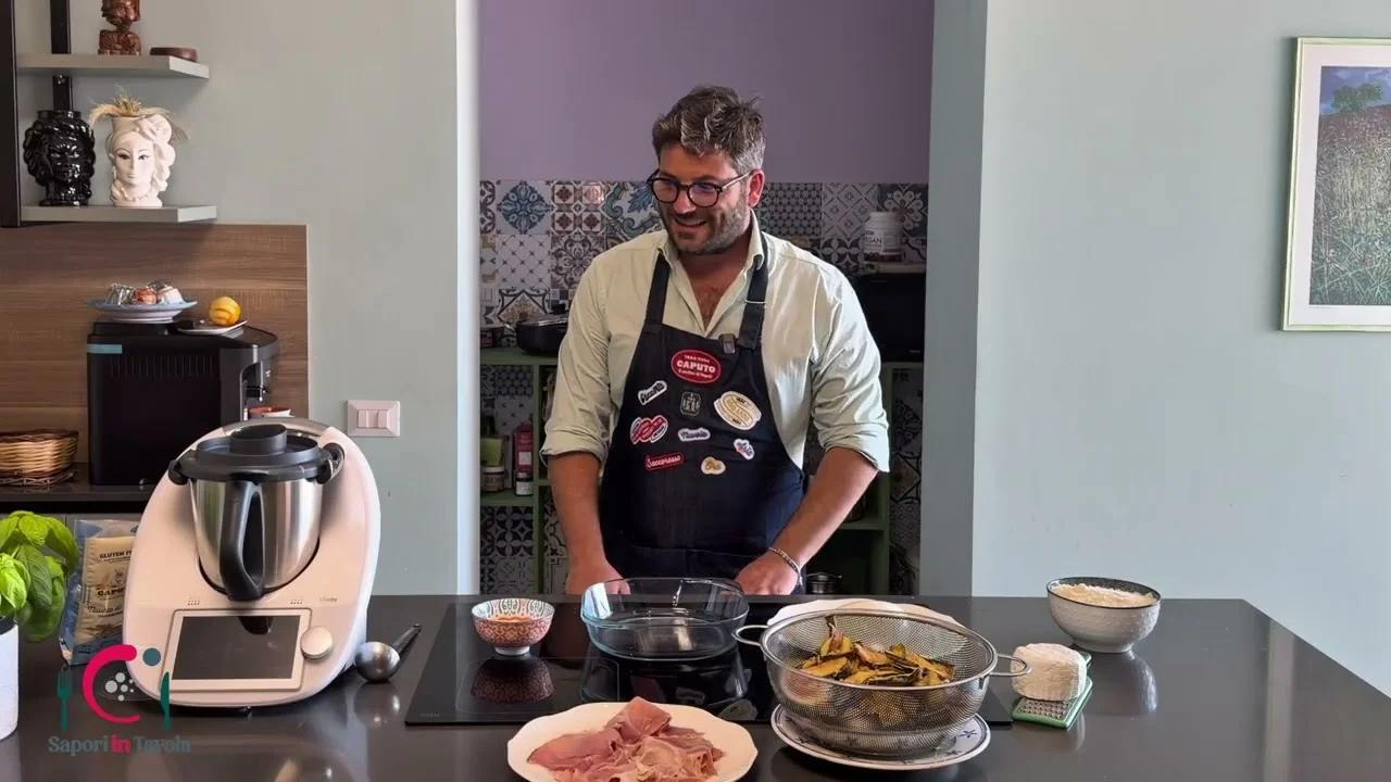 La parmigiana di zucchine bianca in versione cilentana e senza glutine