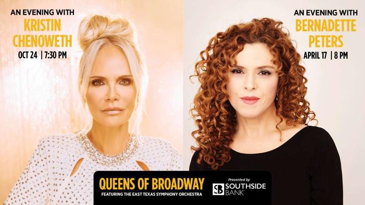 Kristin Chenoweth and Bernadette Peters Comes to Cowan Center