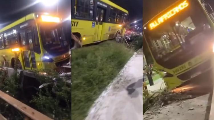 Ônibus da linha Janaína/Riod é alvo de assaltantes na Avenida dos Africanos, em São Luís