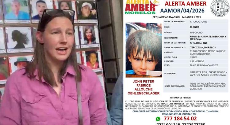 Madre extranjera denuncia robo de su hijo en Morelos; acusa corrupción de jueza