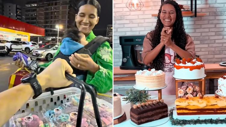 Mãe que vendia donuts nas ruas com bebê recebe oferta de R$ 300 mil e abre confeitaria