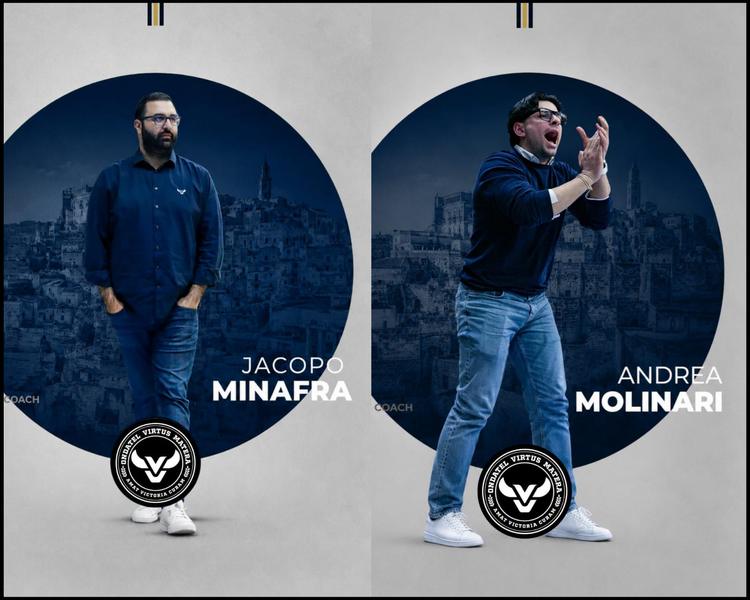 Basket, B2/M, Virtus Matera: Minafra e Molinari completano lo staff tecnico
