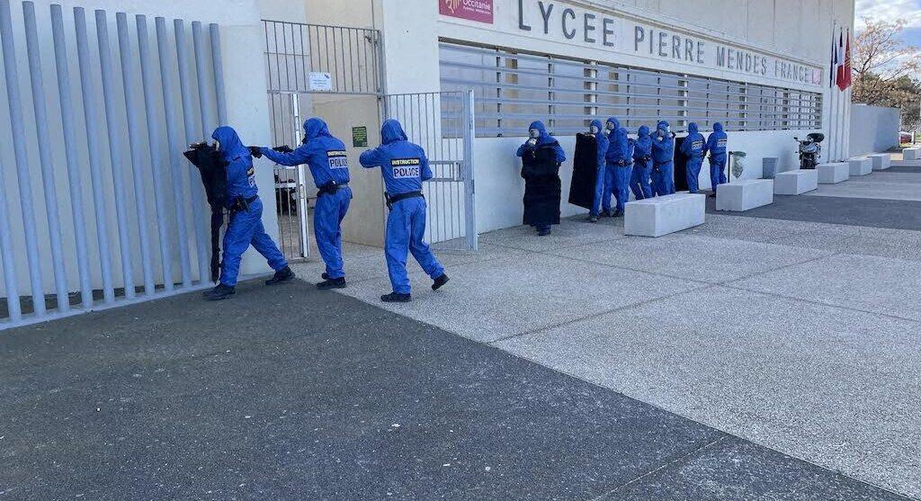 Montpellier : un exercice d’attentat terroriste nucléaire testé au lycée Pierre Mendes France