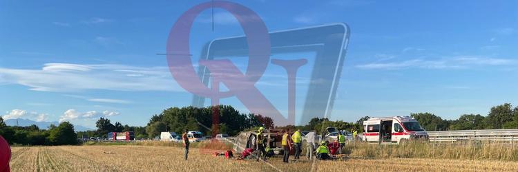 volpiano incidente a5 vittima