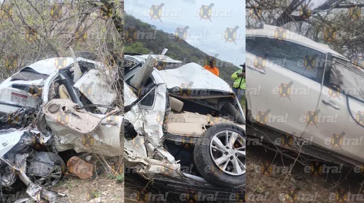 Tragedia en la Autopista Siglo XXI: Mueren dos hombres al caer a un barranco en Tlaquiltenango
