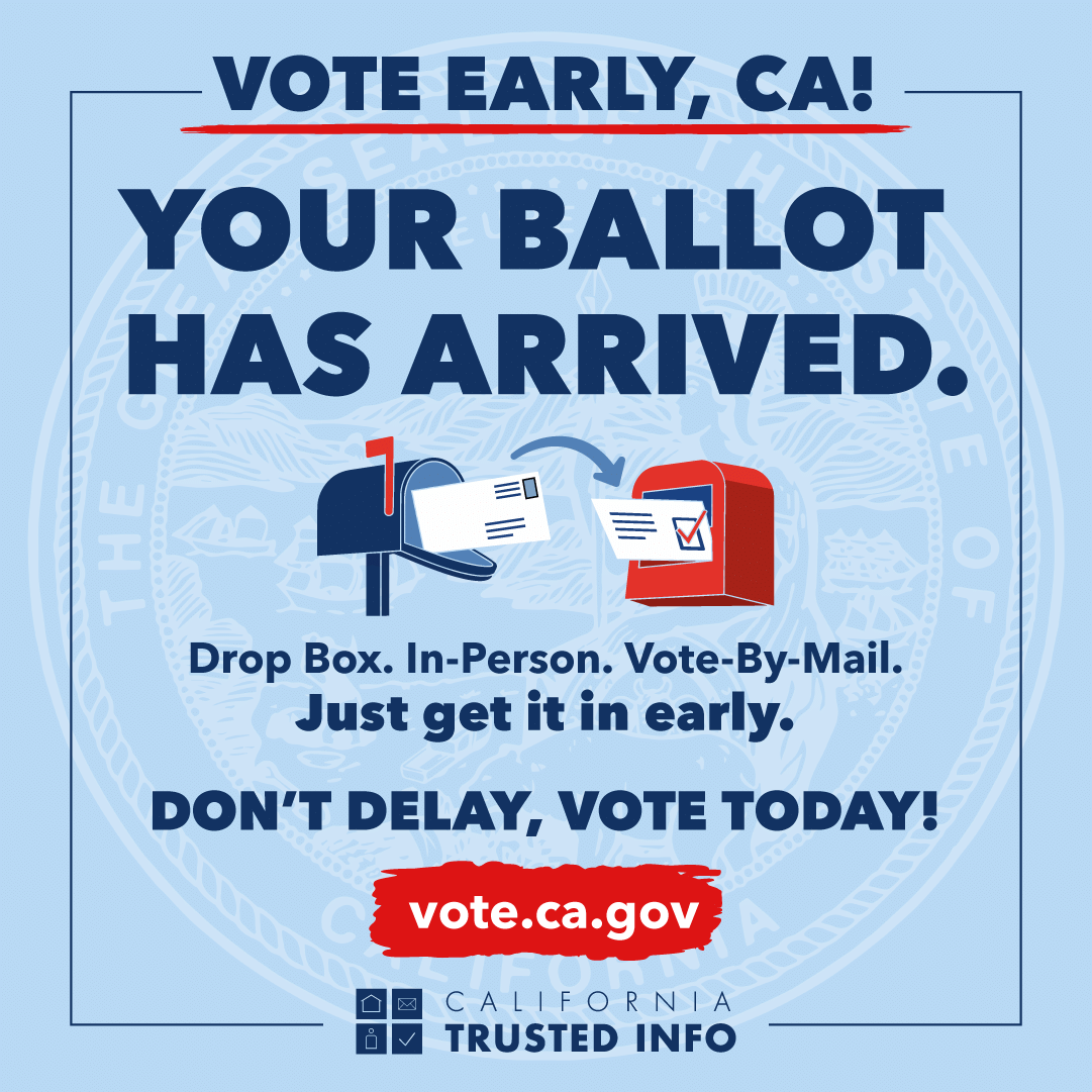 California Voters, Your Ballot is Here!