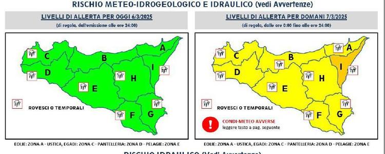 Avviso Protezione Civile Regionale.