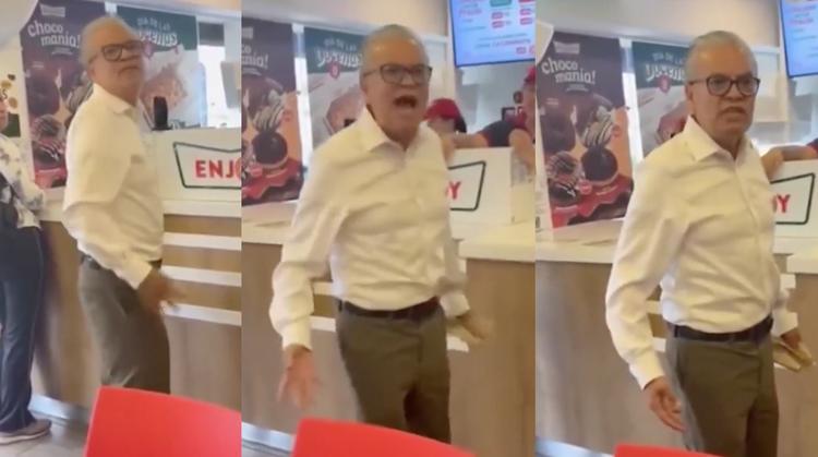 VIDEO | "Lord Donas" se vuelve viral tras discutir con empleado en tienda