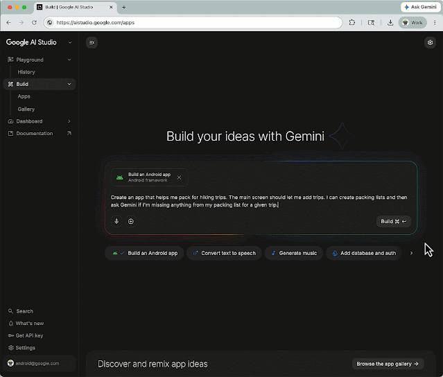 AI Studio creation step v2