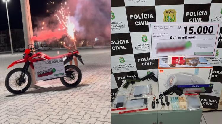 Influenciadores são alvos de operação policial por publicarem rifas ilegais nas redes sociais
