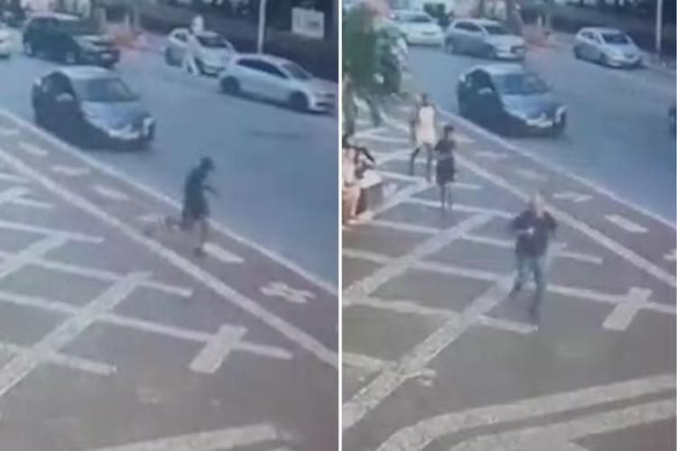 Adolescentes fingem ser ambulantes e roubam idoso na saída de shopping no litoral de SP; VEJA
