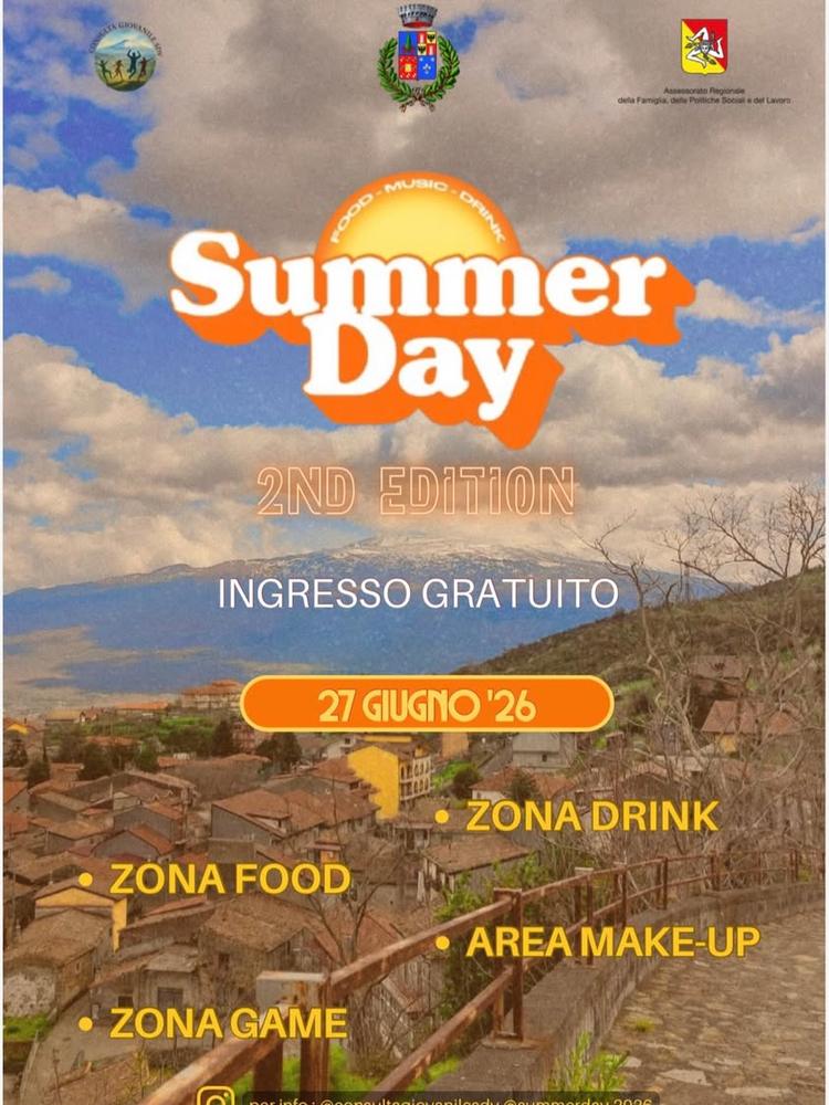 🌞🎉 SUMMER DAY 🎉🌞 L’estate è arrivata e noi siamo pronti a festeggiarla insieme! 📍 Parco Suburbano – Santa Domenica...