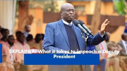 EXPLAINER: What it takes to impeach a Deputy President