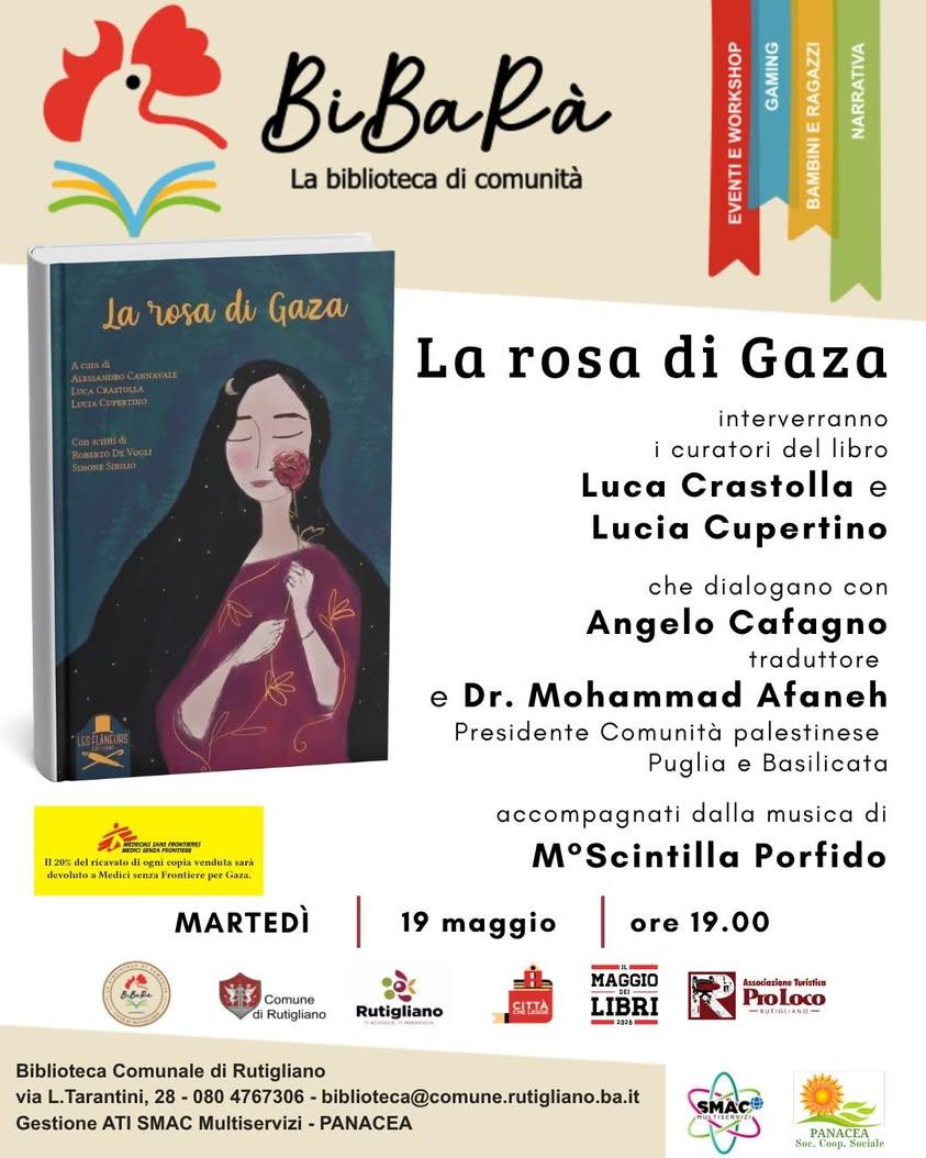 "La Rosa di Gaza” edizione Les Flâneurs Edizioni  La raccolta delle voci di dieci scrittrici palestinesi che, attraverso...