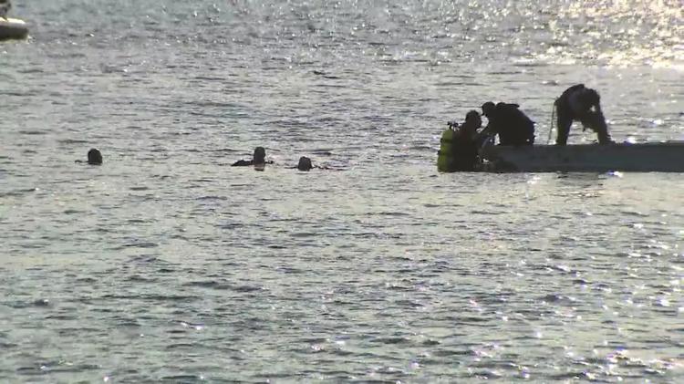 Retomados esforços para achar homem que desapareceu em lago em Shrewsbury