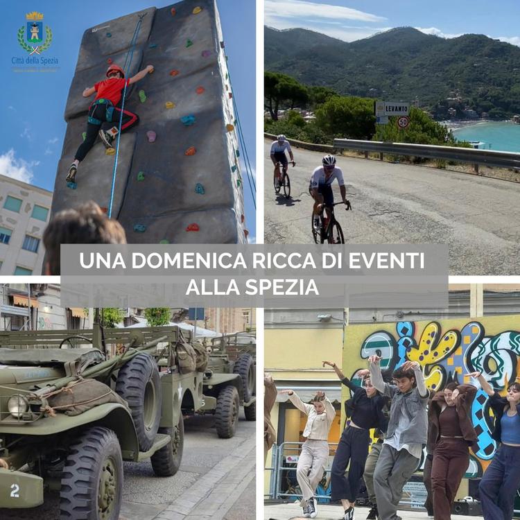 🎉 Una domenica ricca di eventi alla Spezia 🗓️ Prosegue il weekend che ha visto la nostra Città animarsi con tanti appu...