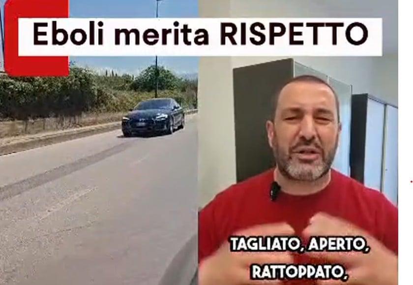Strade di Eboli come un “cantiere a cielo aperto”: la dura accusa di Carmine Busillo