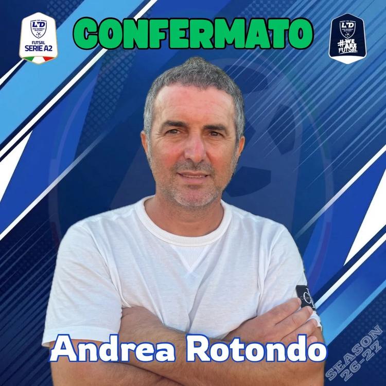 Futsal A2/M, Castellana: Andrea Rotondo confermato in panchina