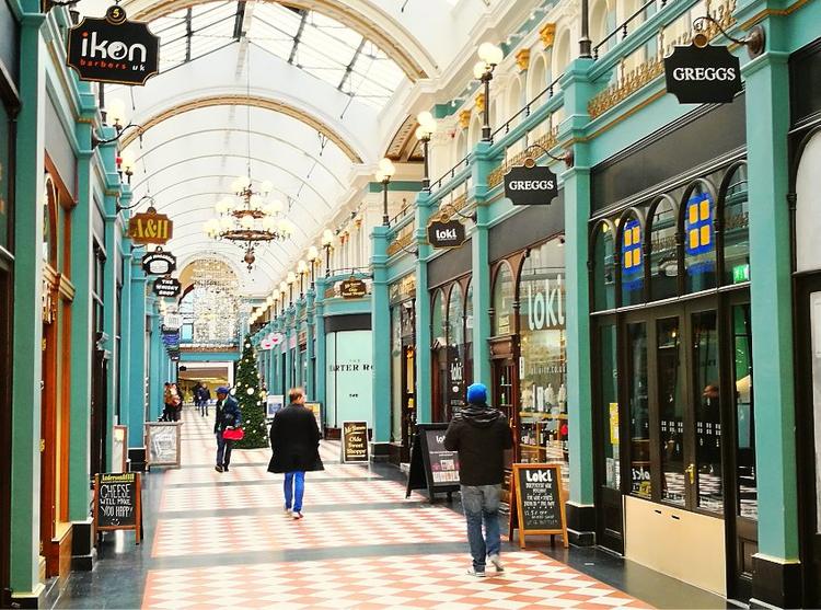 Great Western Arcade with lots of shopping options