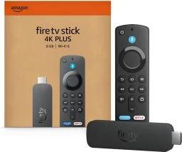 the Amazon Fire TV Stick 4K Plus with its packaging