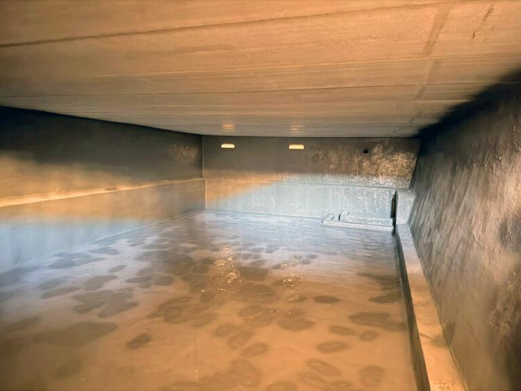 Las obras de rehabilitación del depósito municipal de la Cuesta del Francés se encuentran muy avanzadas