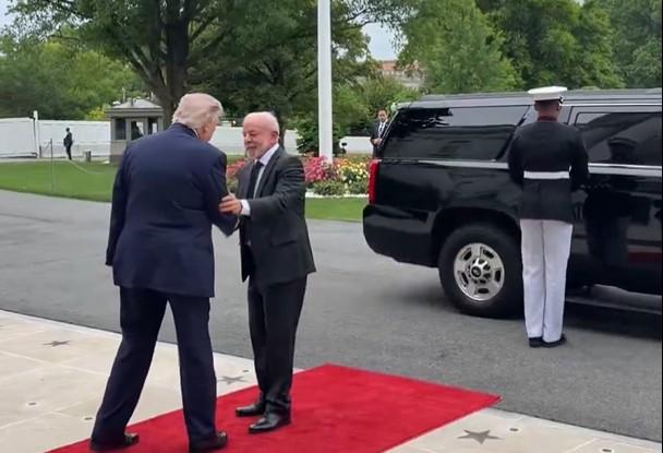 AO VIVO: Lula e Trump se encontram agora na Casa Branca