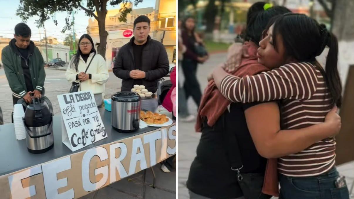Jovens distribuem café grátis e evangelizam nas ruas da Argentina: “Jesus pagou o preço”