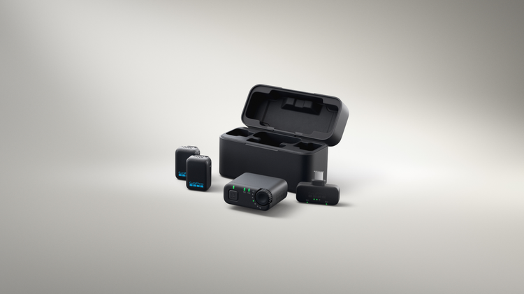 GoPro Wireless Mic System on a white background.