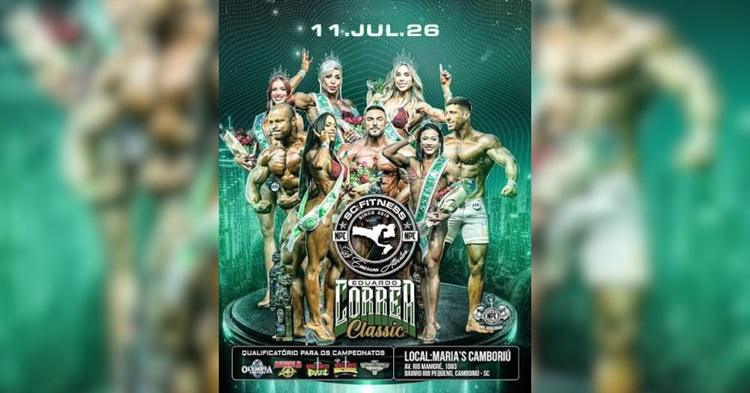 Campeonato de fisiculturismo em Camboriú deve reunir 500 atletas e 3 mil visitantes