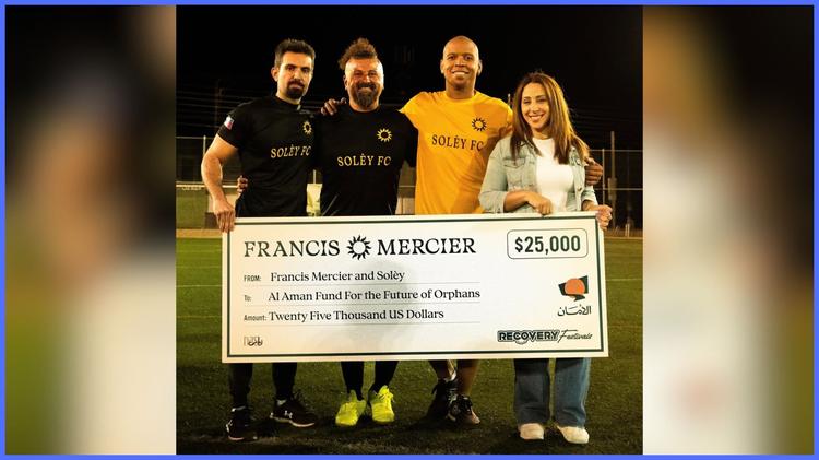 Francis Mercier collecte 25 000 $ pour des orphelins en Jordanie