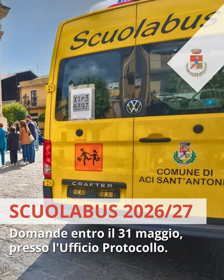 🚍 𝗧𝗥𝗔𝗦𝗣𝗢𝗥𝗧𝗢 𝗦𝗖𝗢𝗟𝗔𝗦𝗧𝗜𝗖𝗢 𝟮𝟬𝟮𝟲/𝟮𝟳, 𝗩𝗜𝗔 𝗔𝗟𝗟𝗘 𝗗𝗢𝗠𝗔𝗡𝗗𝗘 ✍🏻 Si rende noto che è possibi...