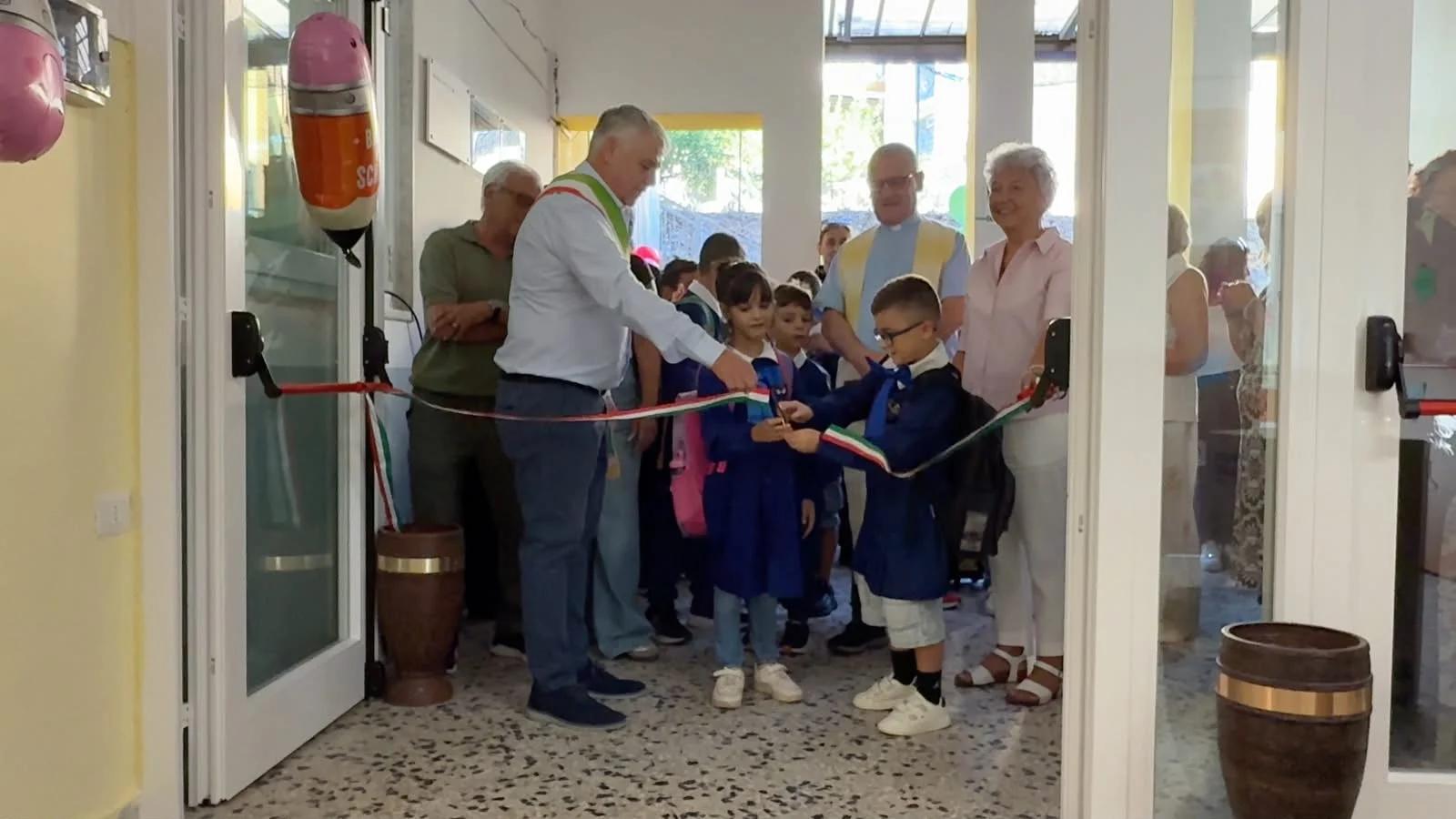 Scuola, inaugurata la nuova mensa di Licusati nel Comune di Camerota