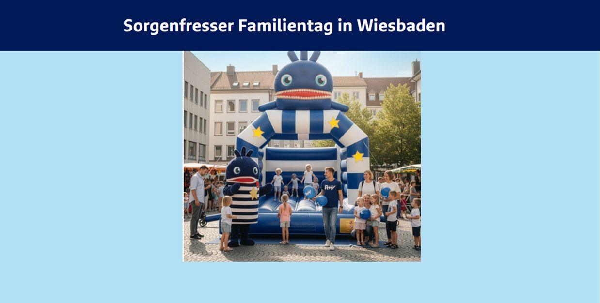 Großes R+V-Sorgenfresser-Familienfest in Wiesbaden –  mit Live-Konzert
