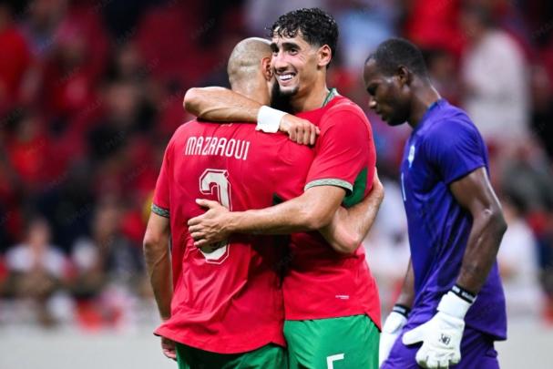نايف أكرد يتصدر تنقيط لاعبي المنتخب المغربي أمام الغابون