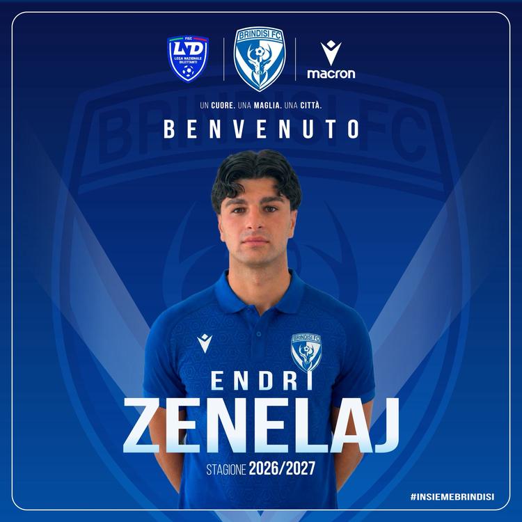 Ufficiale, Zenelaj è un nuovo giocatore del Brindisi