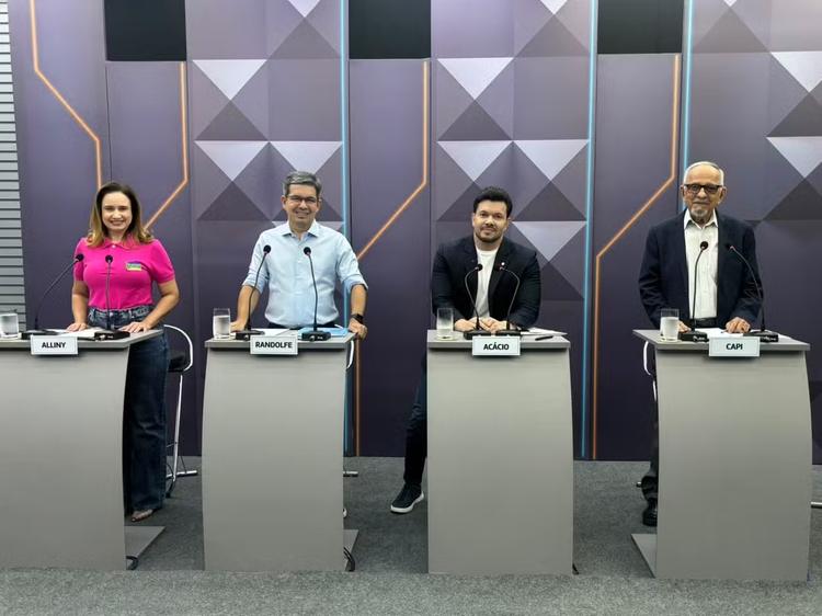 Debate na Rede Amazônica: candidatos ao Senado no AP discutem exploração de petróleo e privatização de saneamento e energia