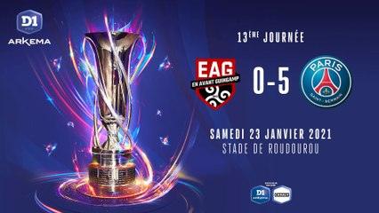 D1 Arkema, J13  EA Guingamp - Paris Saint-Germain FC (0-5)