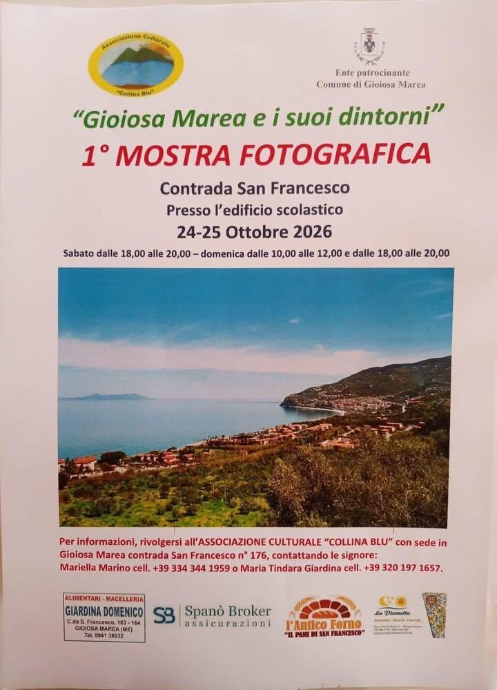 📸 Gioiosa Marea e i suoi dintorni: la bellezza del nostro territorio in mostra! 🌊💚 L’Associazione Culturale “Collina...