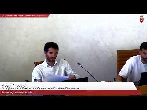 V Commissione Consiliare Permanente