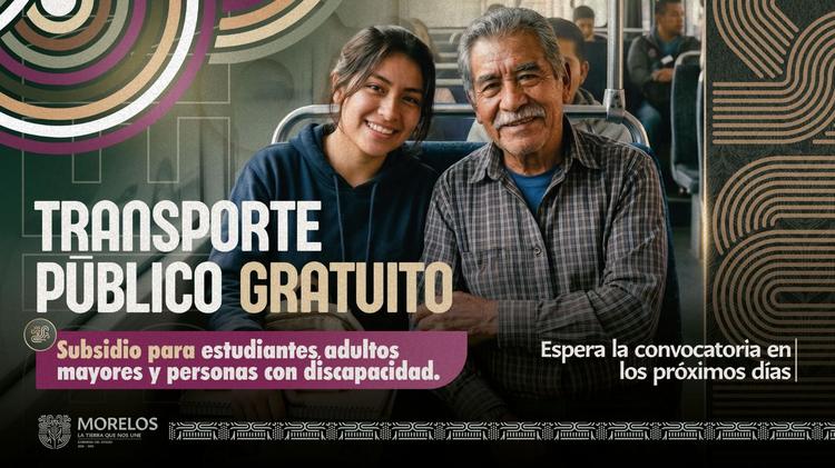 ¡Transporte gratis! El próximo lunes revelan requisitos para estudiantes y adultos mayores en Morelos