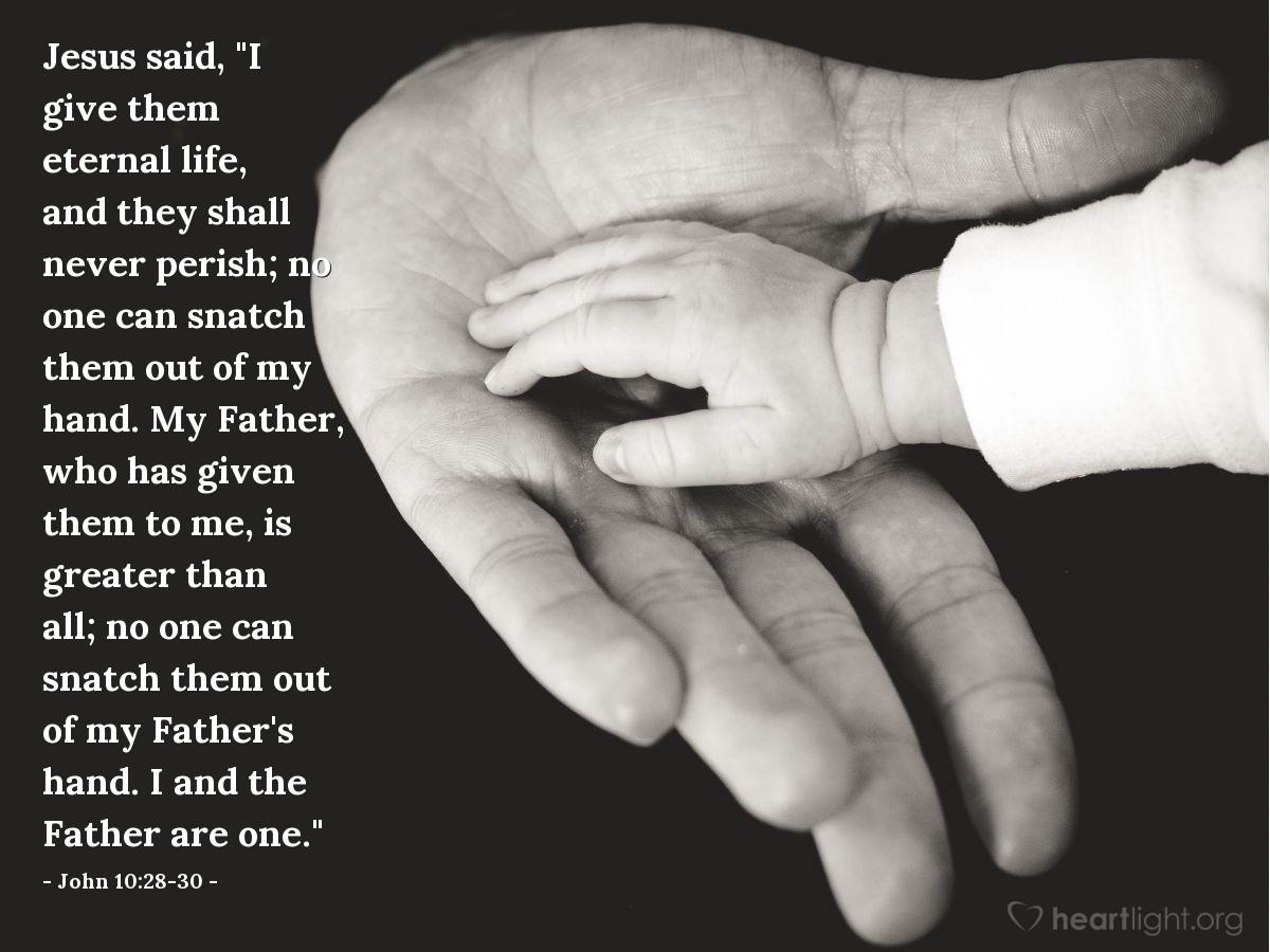 Verse of the Day - John 10:28-30
