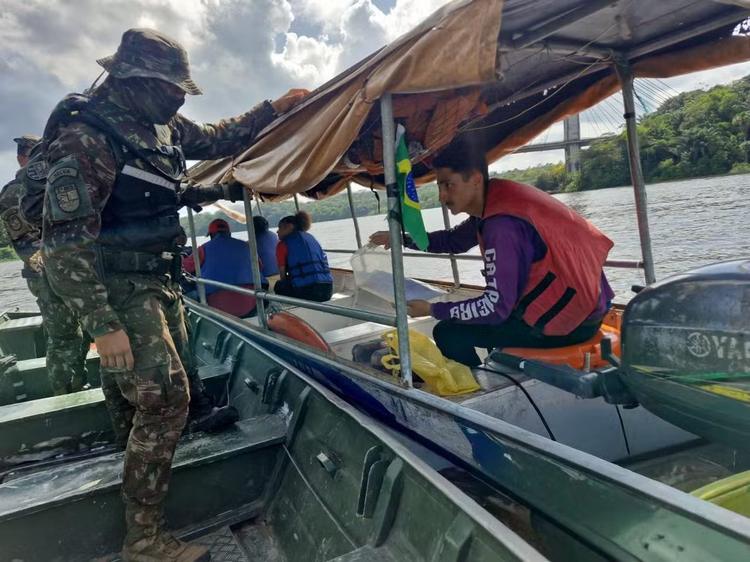 Operação reforça combate e fiscalização de crimes na fronteira entre Amapá e Guiana Francesa