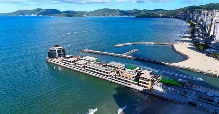 Píer Oporto anuncia passarela de pedestres que ligará o Balneário Perequê à Meia Praia