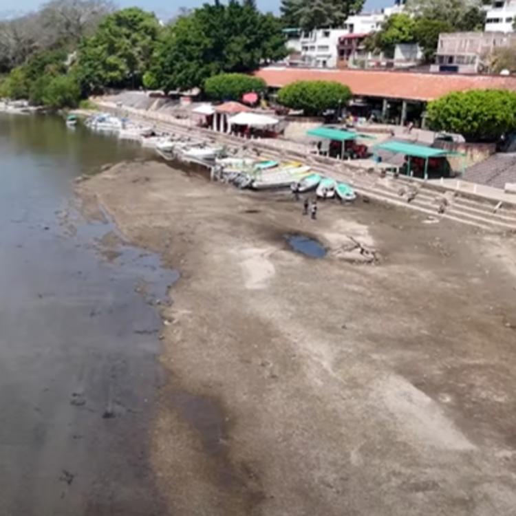Se hizo arroyo, el río Grande de Chiapa de Corzo