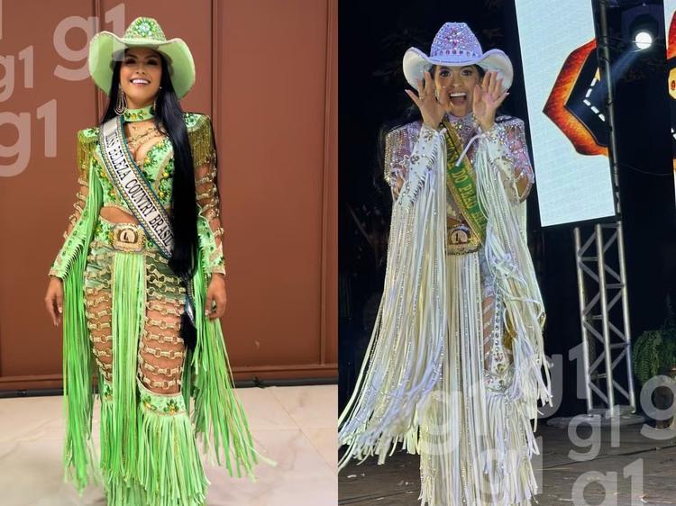 Rainha do Rodeio da Expoacre 2023 volta a conquistar título de 2ª Princesa em concurso de beleza country em SP