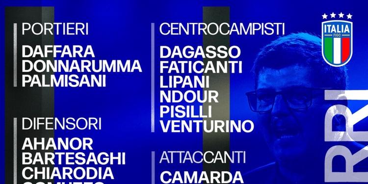 Baldini punta sui giovani per la Nazionale: i 24 azzurri per Lussemburgo e Grecia