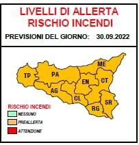 Il Dip.to Reg.le della Protezione Civile ha diramato l’AVVISO Regionale n. 220 del 29/09/2022 per RISCHIO INCENDI E ONDA...