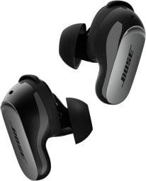 bose quietcomfort ultra earbuds against a white background
