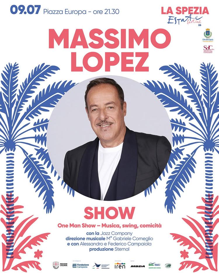 🥳 La comicità di Massimo Lopez sul palco di "La Spezia Estate Festival"! 📆 Giovedì 9 luglio alle ore 21:30 Massimo Lop...