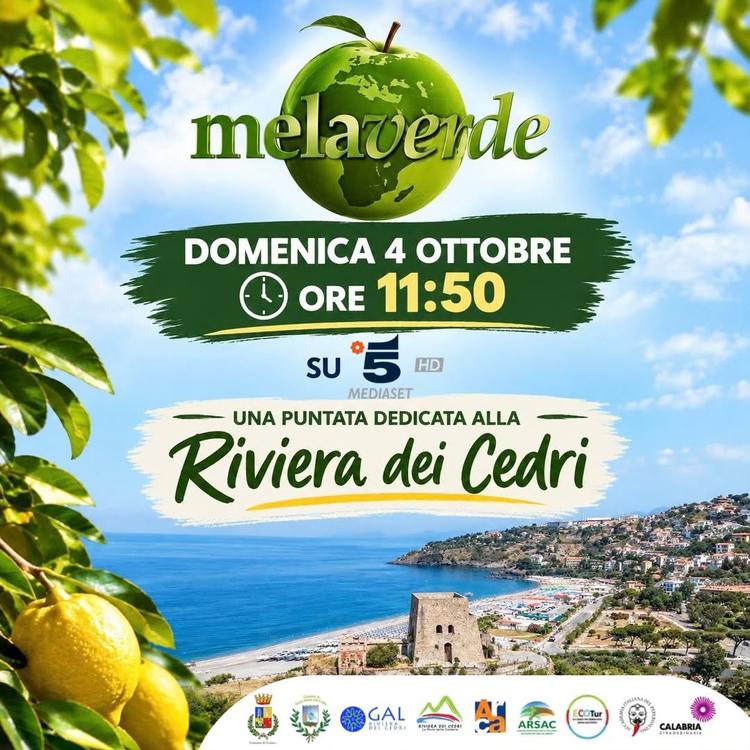 La Riviera dei Cedri su Canale 5. Domenica 4 ottobre, alle ore 11:50, su Canale 5 andrà in onda una puntata di “Melaverd...